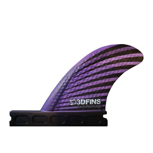3DFINS SURF FIN RIP ZIP  - Purple (XSmall)