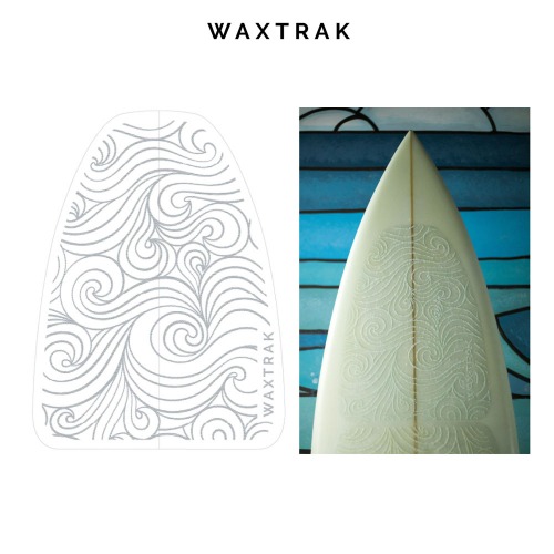 WAXTRAK 왁스트렉 SWELL - NOSE 서핑왁스 패드 트렉션 패드 서핑 미끄럼방지패드 왁스패드