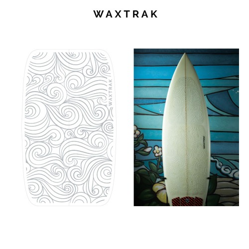 WAXTRAK 왁스트렉 SWELL 서핑왁스 패드 트렉션 패드 서핑 미끄럼방지패드 왁스패드